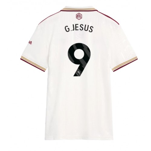 Stroje piłkarskie Arsenal Gabriel Jesus #9 Koszulka Trzeciej dla damskie 2025-26 Krótki Rękaw